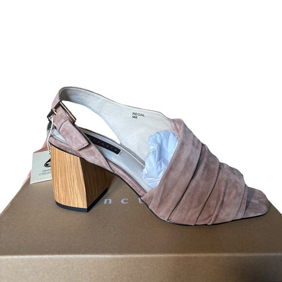 Sanctuary Regal Slouchy Asymmetric Sandal Desert Taupe Size 9M NEW IN BOX - Picture 4 of 8